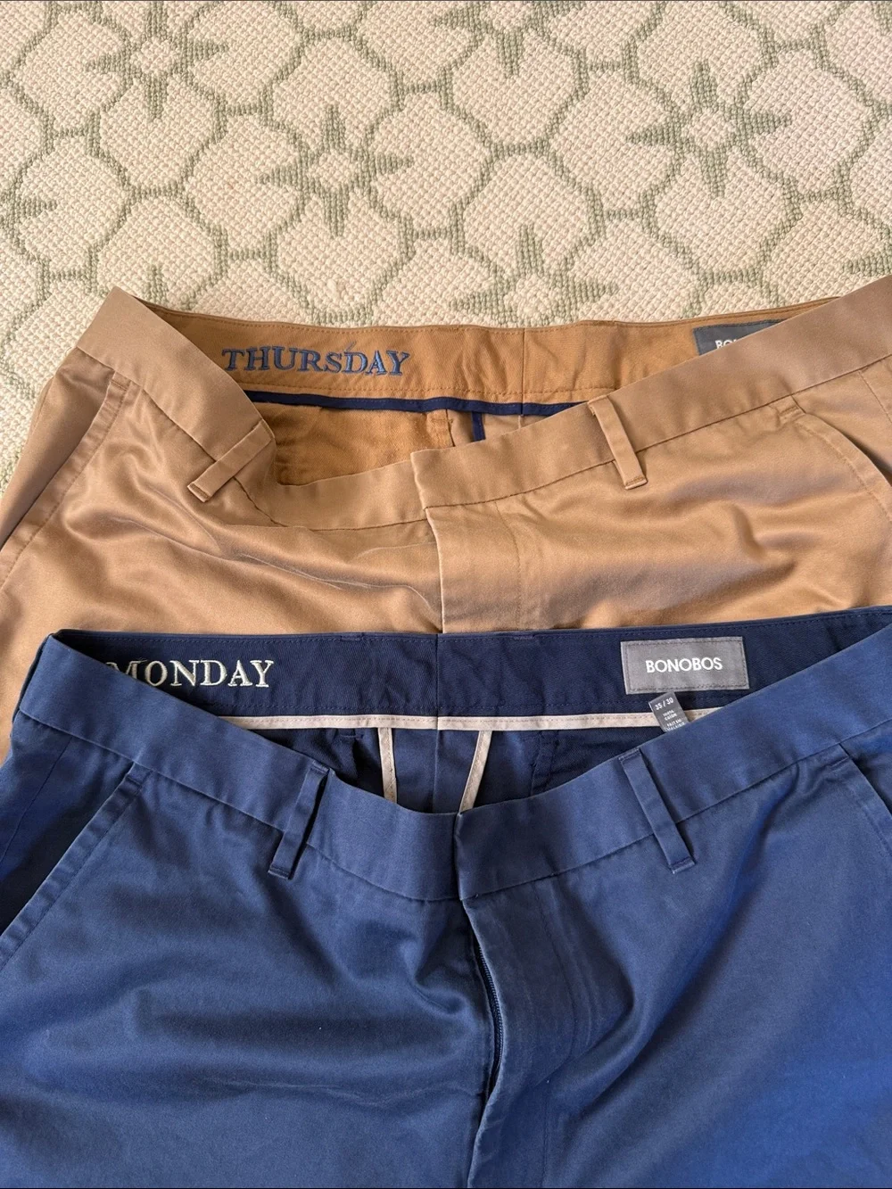 2 Pairs Bonobos Weekday Warrior Dress pants
